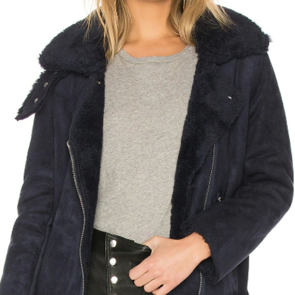 Faux Shearling Coat